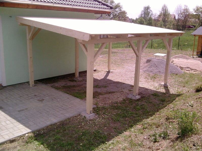 Garážové stání 3,2 x 5 m Pultová střecha - Image 4