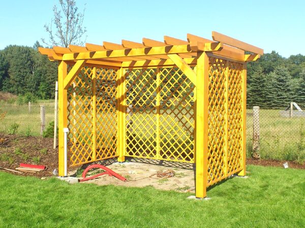 Pergola 4 x 2,5m (sklon 0°)