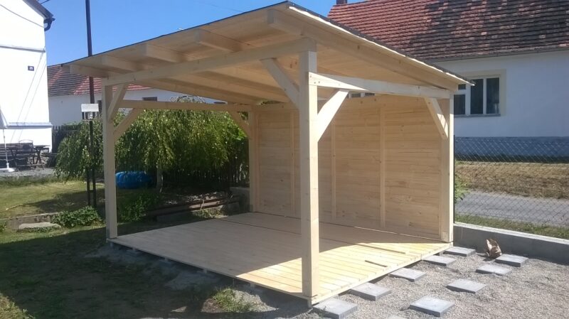 Pergola 4 x 3 m (sklon 6°)
