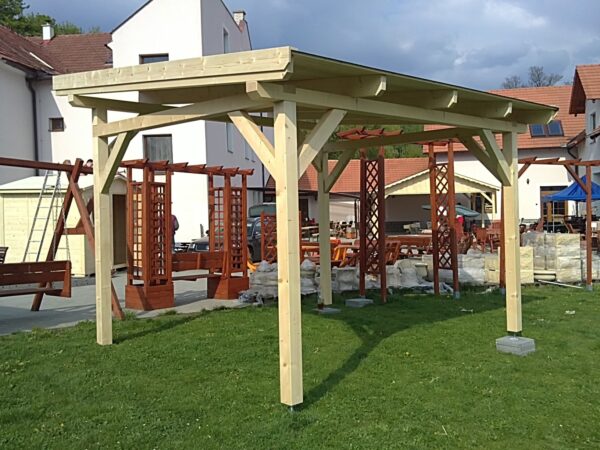 Pergola 4 x 3,5m (sklon 6°)