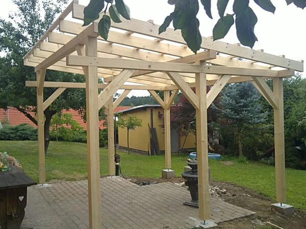 Pergola 5 x 5 m (sklon 6°)