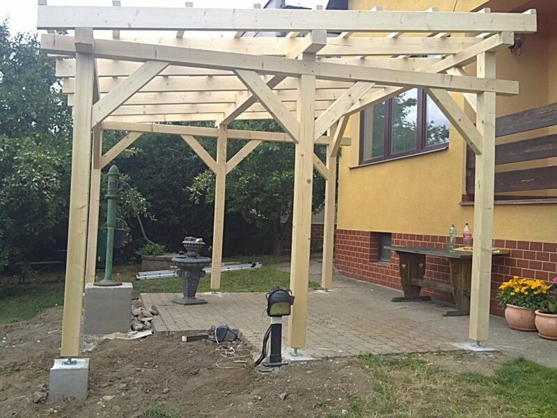 Pergola 5 x 5 m (sklon 6°) - Image 4