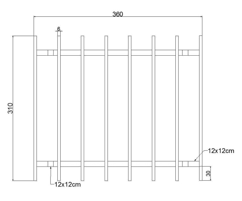 Pergola 3 x 2,5m (sklon 0°) - Image 3