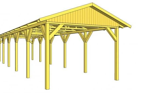 Garážové stání 3,5 x 13 m