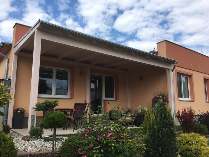 Pergola 4 x 2,5m (sklon 6°)