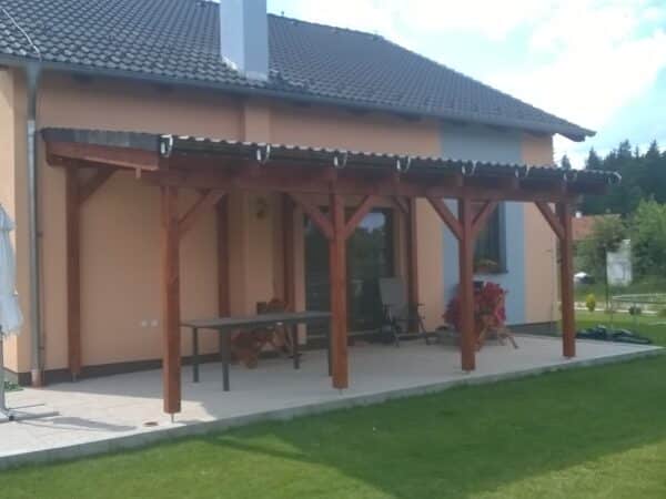 Pergola 5 x 3 m (sklon 6°)