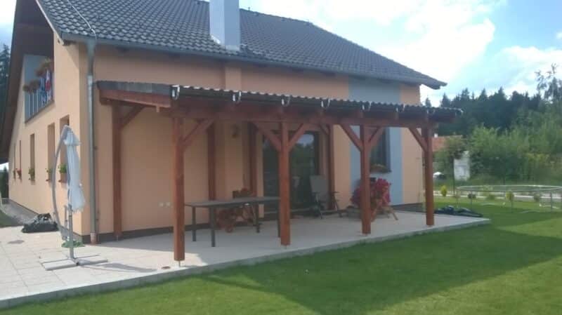 Pergola 5 x 3 m (sklon 6°)